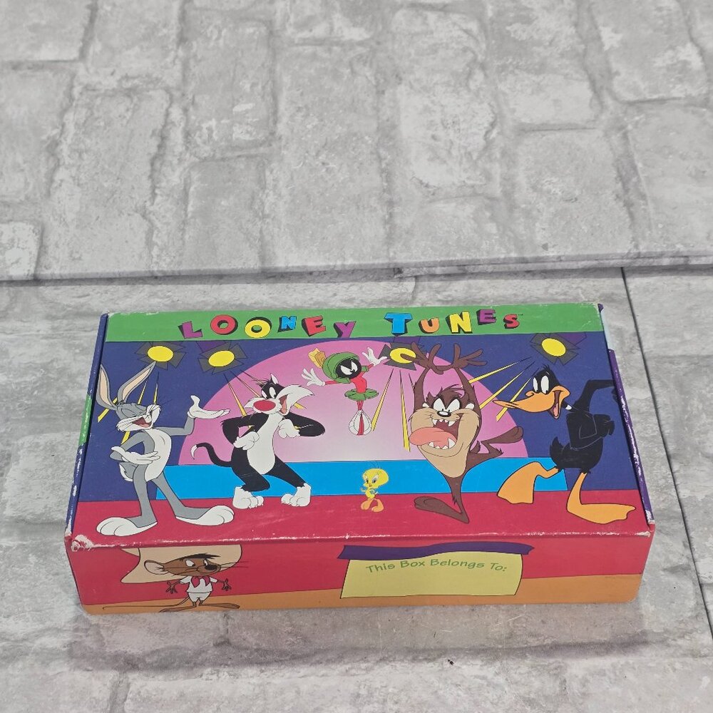 Vintage 1997 Looney Tunes‎ Pencil Box Bugs Bunny Taz